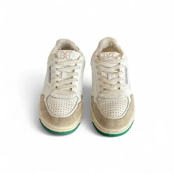 Sam Edelman Harper Sneakers | White/Green | Women’s Size 7.5 - Picture 2 of 4